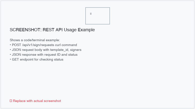 REST API endpoint documentation