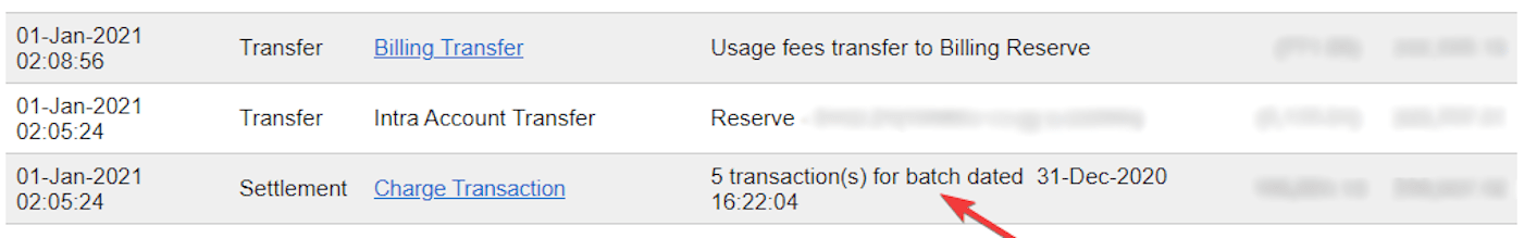 Egy Authorize.Net kimutatás kötegelt elszámolása
