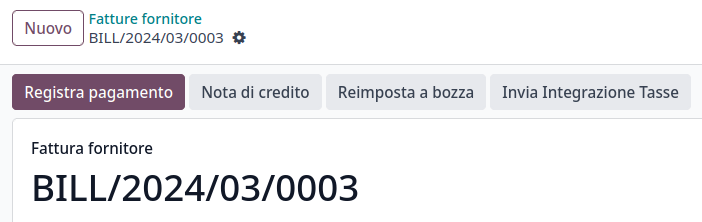 EDI Adóintegráció küldése gomb
