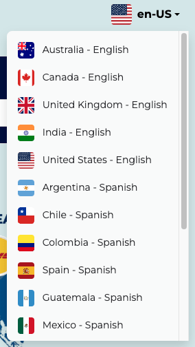 Regisztrációs folyamat az Envia.com weboldalán.