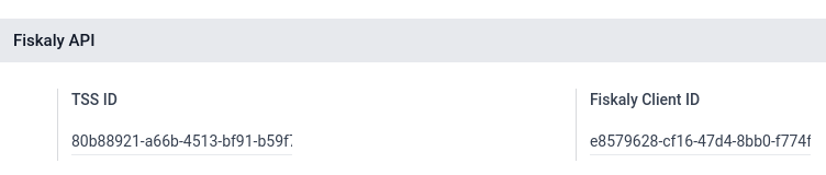 Fiskaly API szakasz