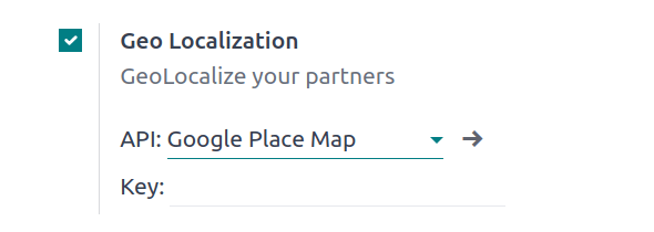 Google Places API-kulcs