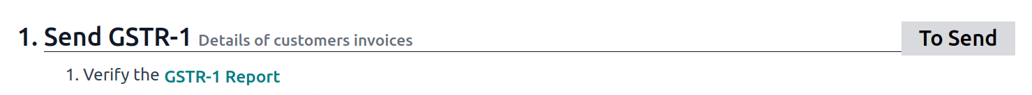 GSTR-1 ellenőrzése