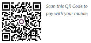QR-kód egy vevői számlán