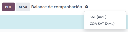 Próbaegyenleg-jelentés.