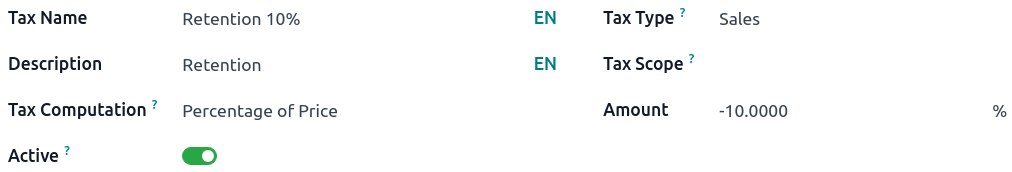 Negatív adóösszeg a mezőben