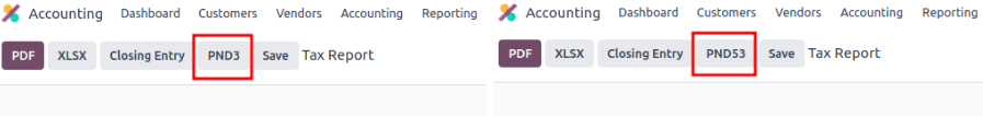 PND3 és PND53 CSV fájlok