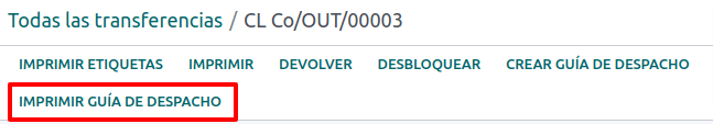 Szállítólevél PDF nyomtatása.